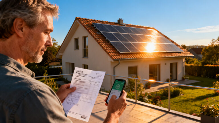 Toiture solaire résidentielle illustrant les avantages de l’énergie solaire