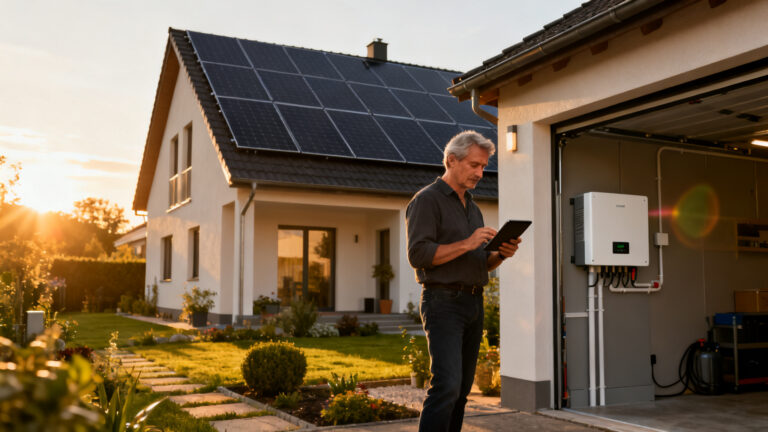 Maison avec panneaux photovoltaïques, bilan carbone des panneaux solaires