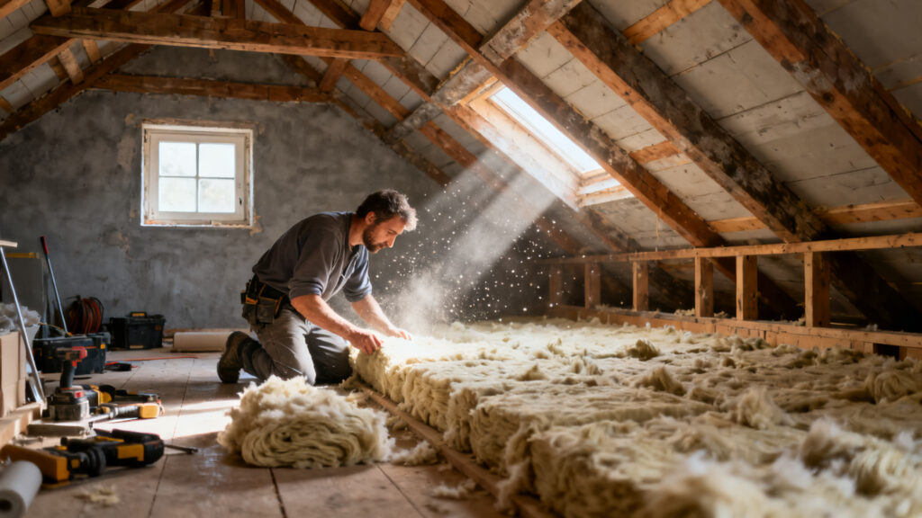 Isolation de combles pour améliorer le DPE et le confort