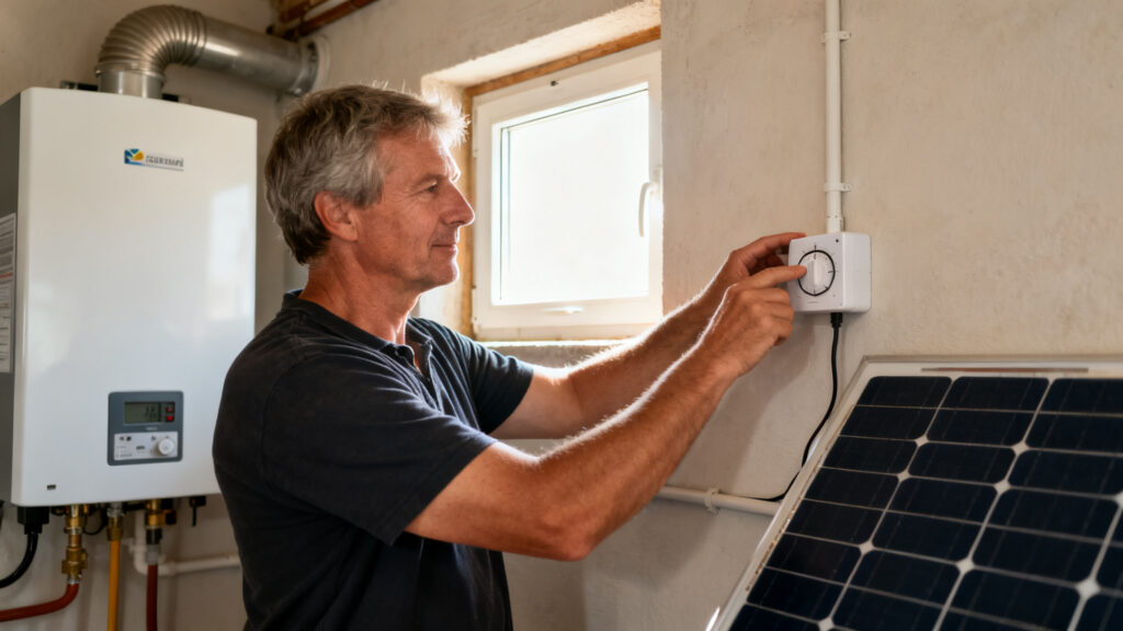 Réglage du chauffe-eau pour autoconsommation solaire optimale
