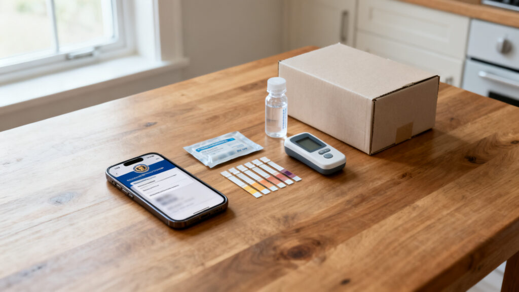 Comparatif visuel ARS, kit d’analyse et laboratoire